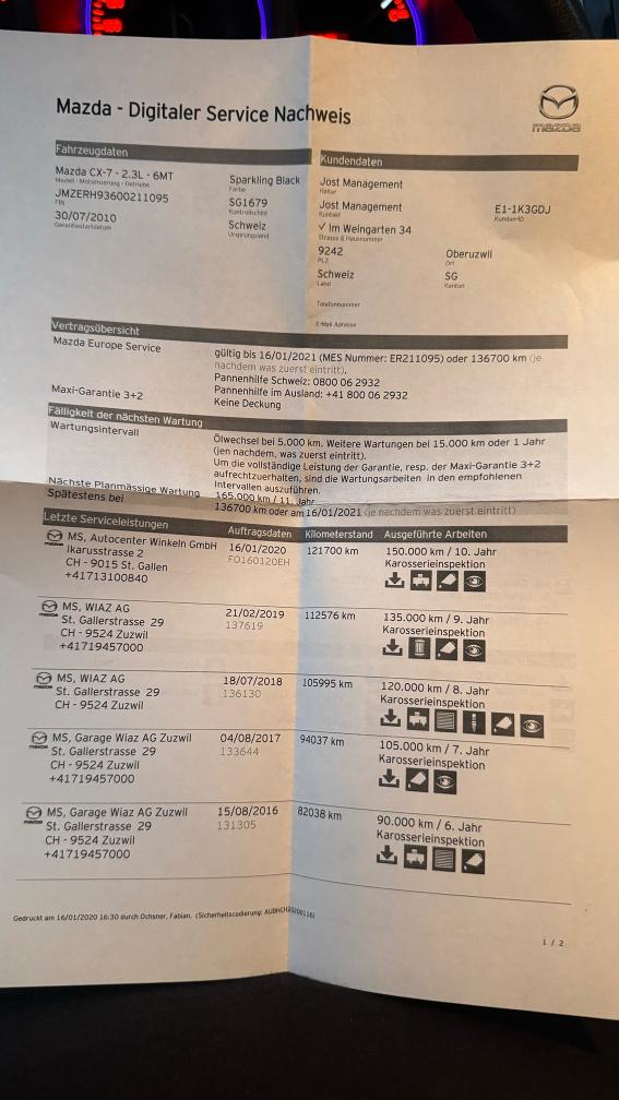 MAZDA CX-7 FL - Autach.pl